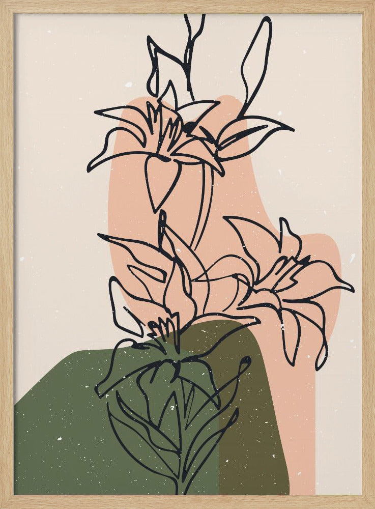 Abstracte compositie 17 | Poster