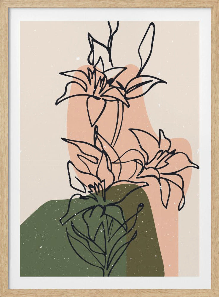 Abstracte compositie 17 | Poster
