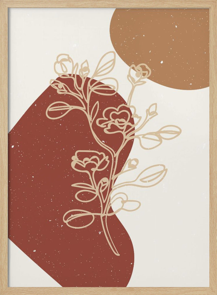 Abstracte compositie 19 | Poster