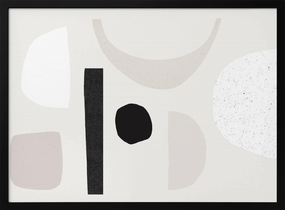 Abstracte vormen dansen | Poster