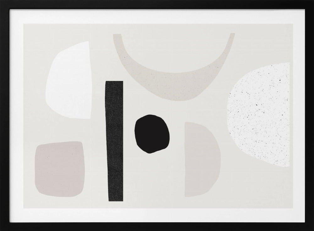Abstracte vormen dansen | Poster