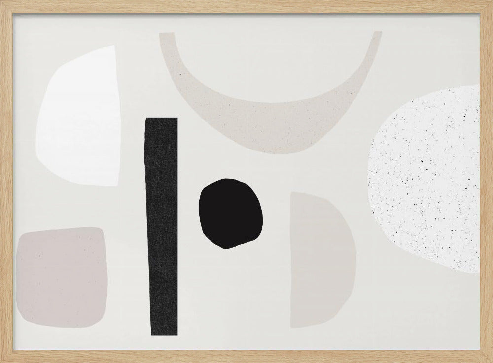 Abstracte vormen dansen | Poster