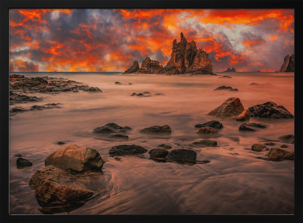 Canarische zonsondergang | Poster