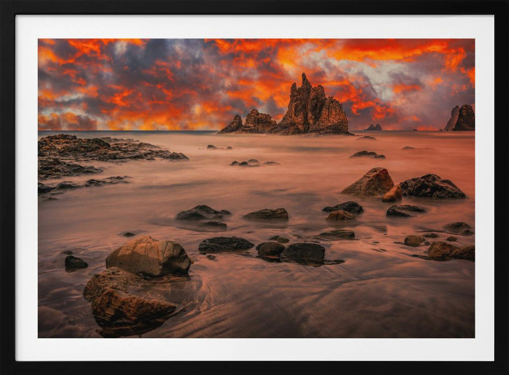 Canarische zonsondergang | Poster