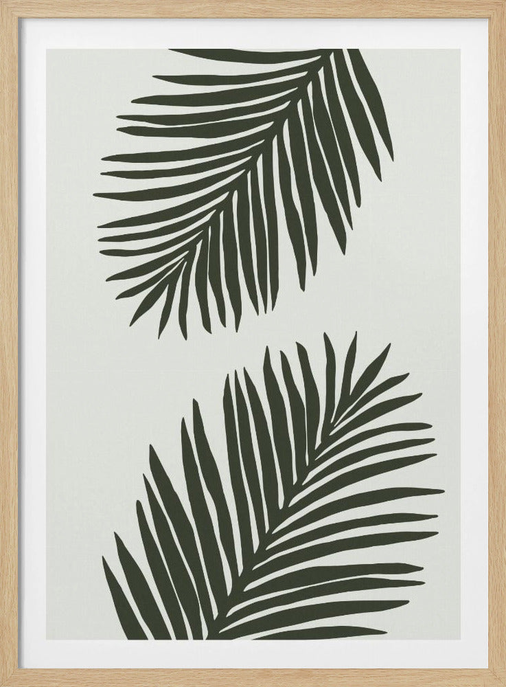 PALMBLAD 04 GROEN | Poster