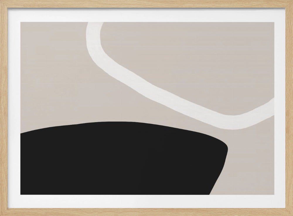 Zwart-witvormen | Poster