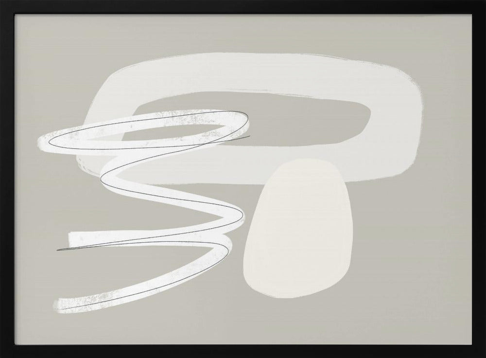 Grey And White Tones | Poster