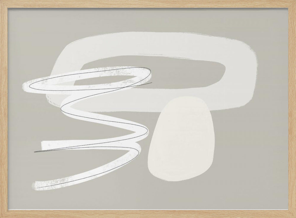 Grey And White Tones | Poster