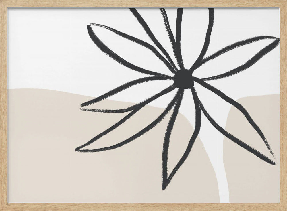 Bloem en room | Poster
