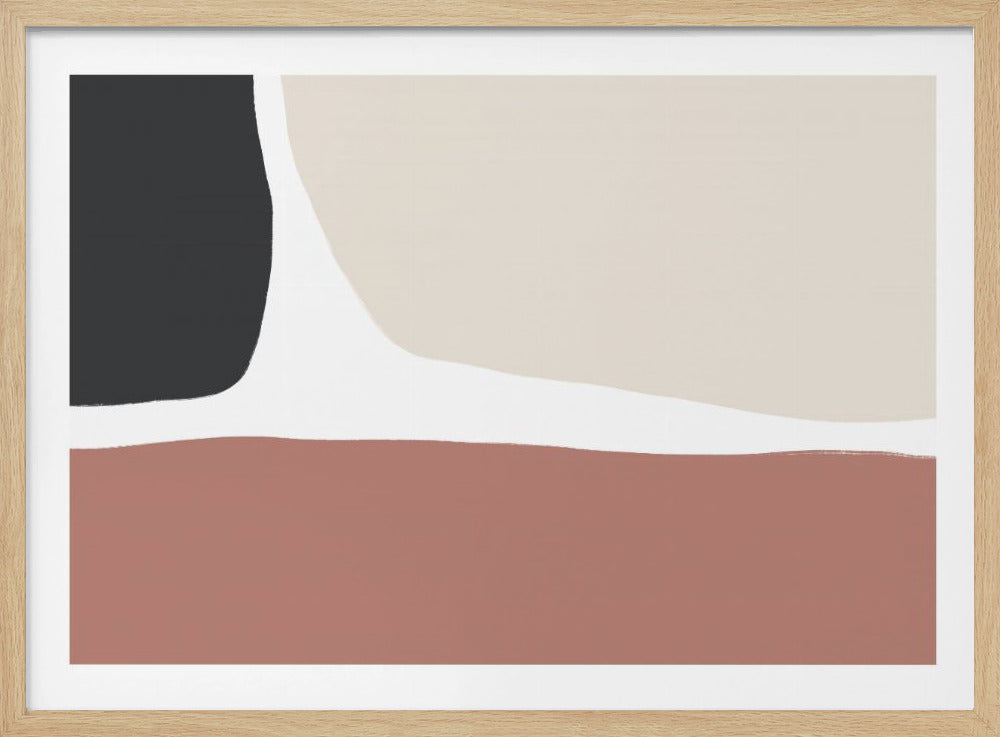 Natuurlijke tinten trio | Poster