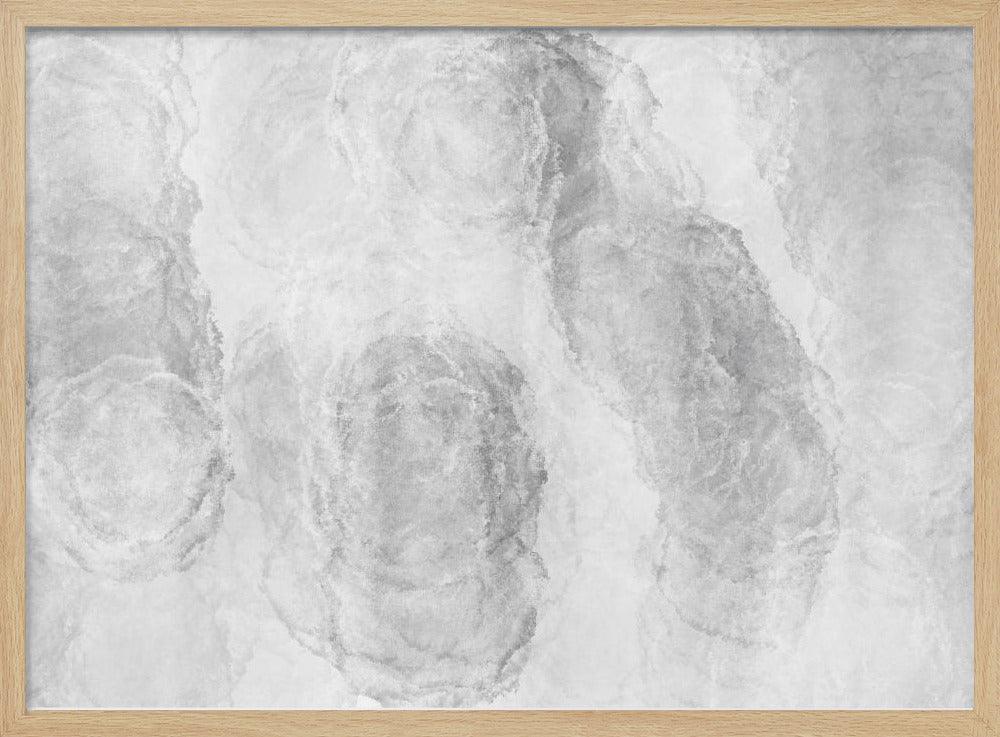 Monochrome marmertextuur | Poster