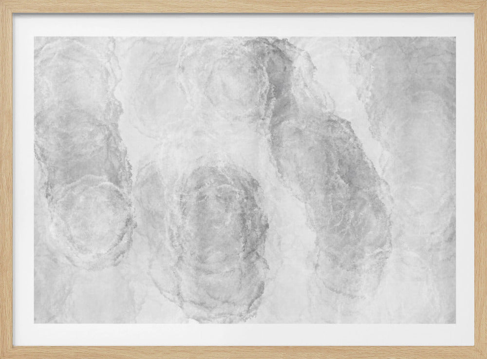 Monochrome marmertextuur | Poster