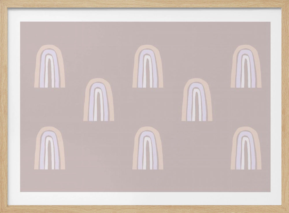 Pastel Arches-patroon | Poster