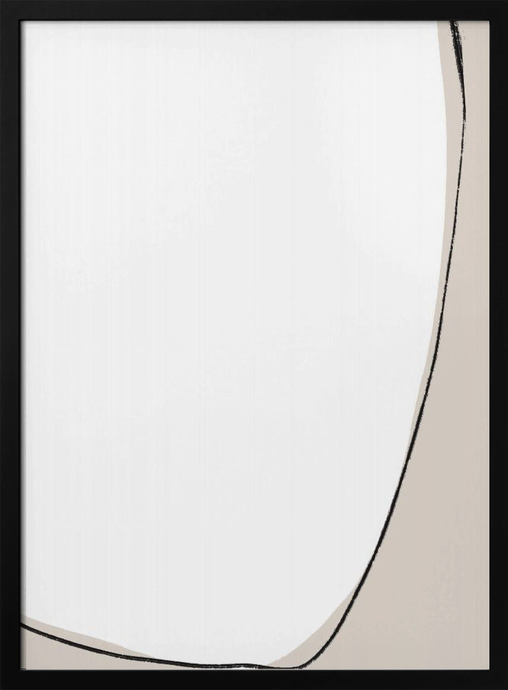 Gebogen minimalisme | Poster