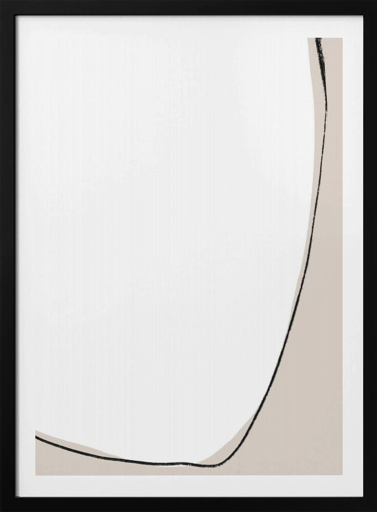 Gebogen minimalisme | Poster