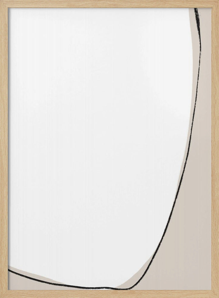 Gebogen minimalisme | Poster