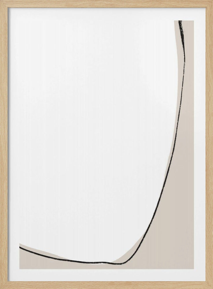 Gebogen minimalisme | Poster