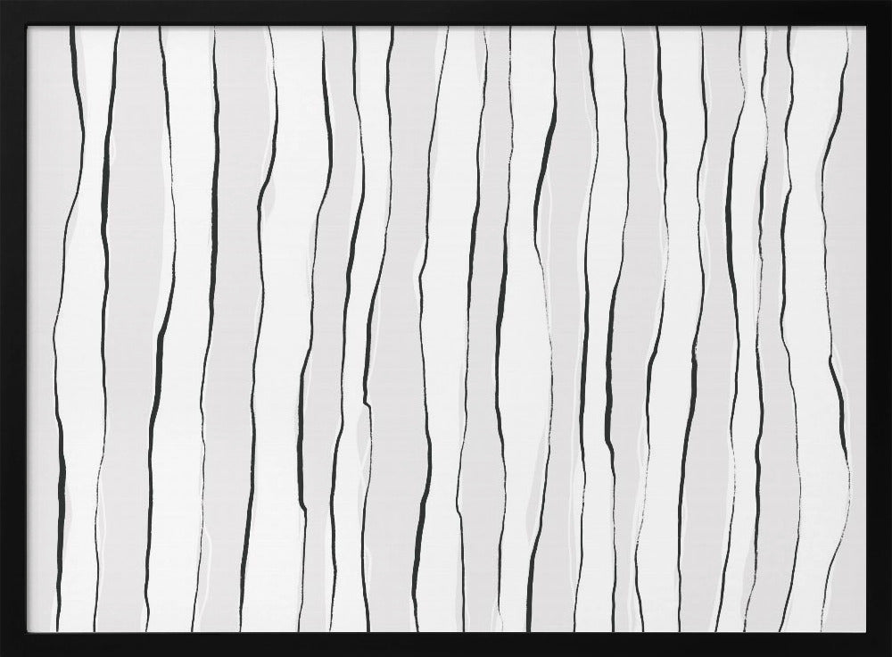 Wavy Stripes Symphony | Poster