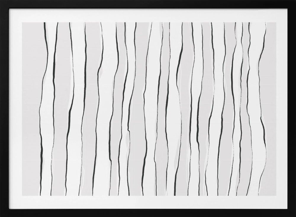 Wavy Stripes Symphony | Poster
