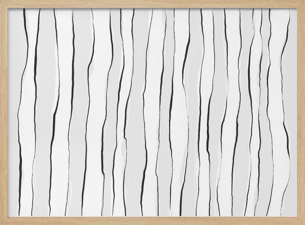 Wavy Stripes Symphony | Poster