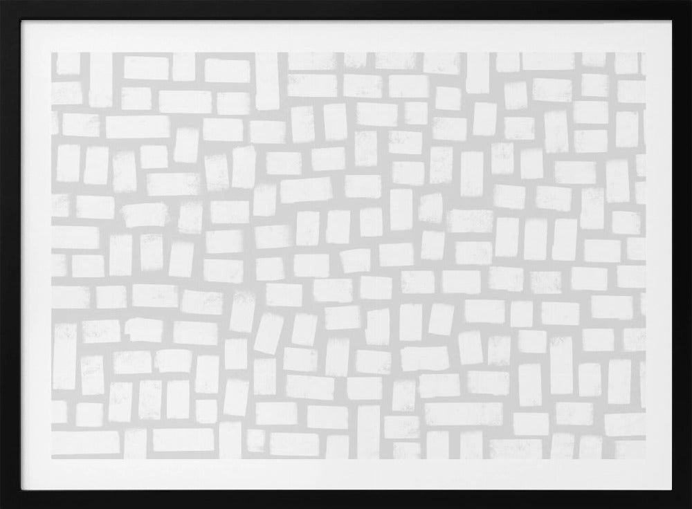 Abstracte Bakstenen Dans | Poster
