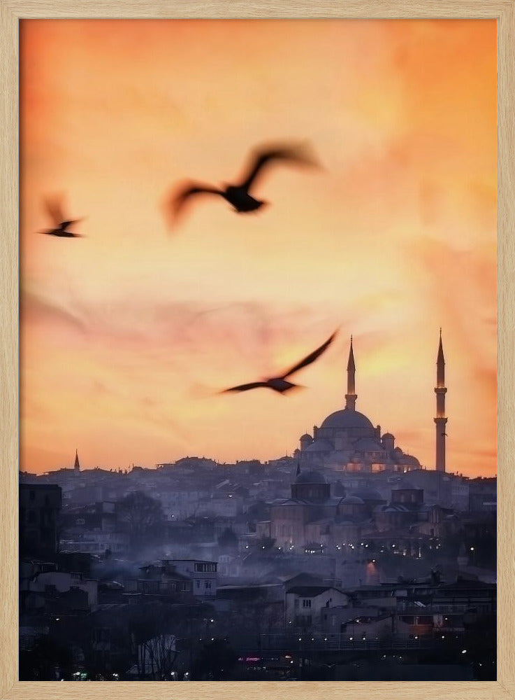 Sunset in Istanbul | Poster