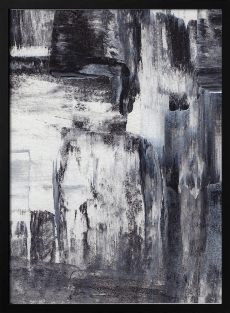 Monochrome Cascade | Poster