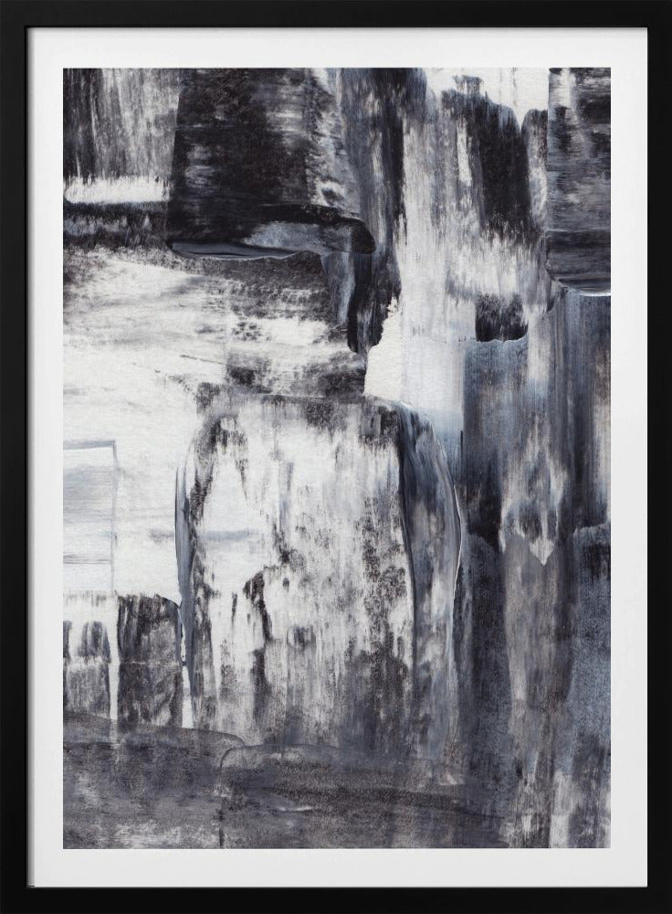 Monochrome Cascade | Poster