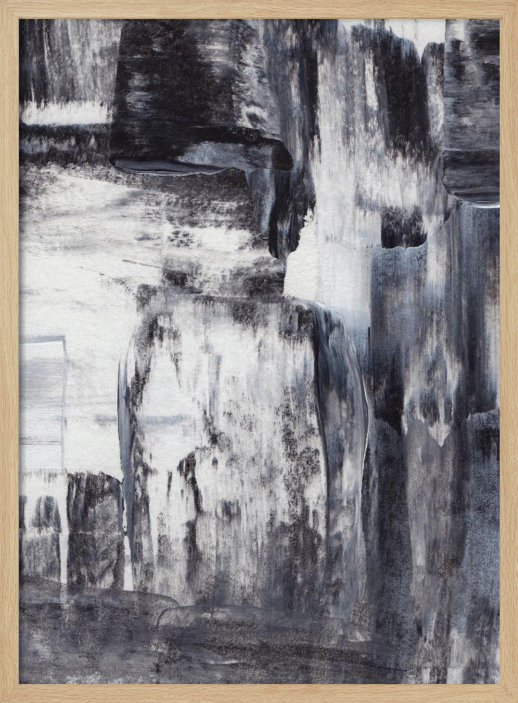 Monochrome Cascade | Poster