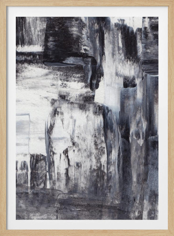 Monochrome Cascade | Poster