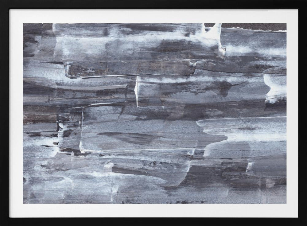 Monochroom drijfhout | Poster