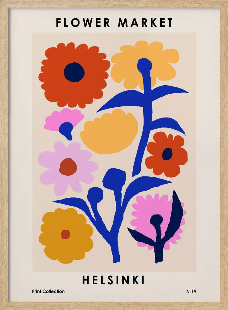 Bloemenmarkt. Helsinki | Poster