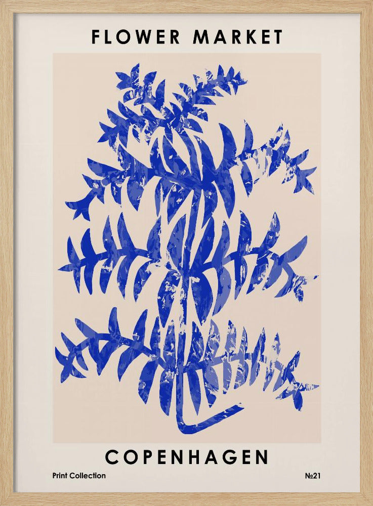 Bloemenmarkt. Kopenhagen | Poster