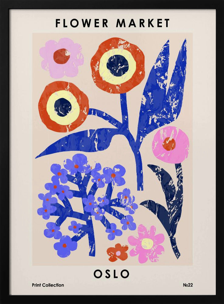 Bloemenmarkt. Oslo | Poster