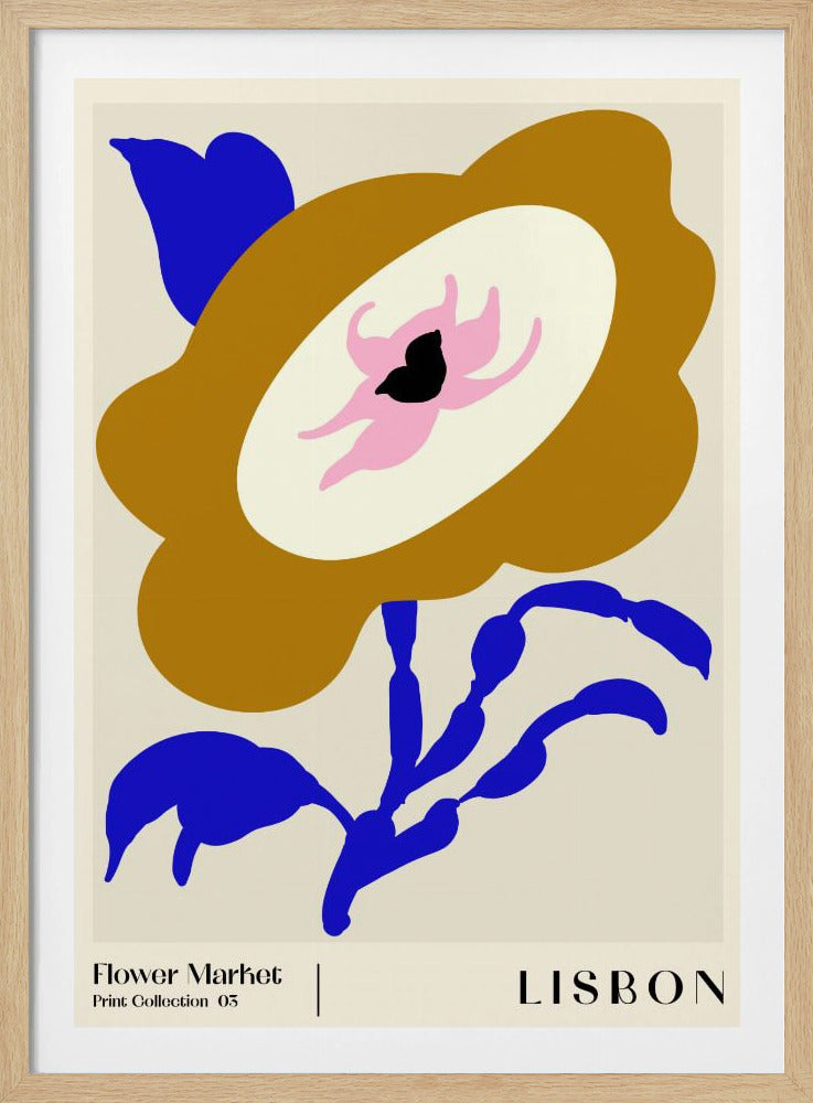 Bloemenmarkt. Lissabon | Poster
