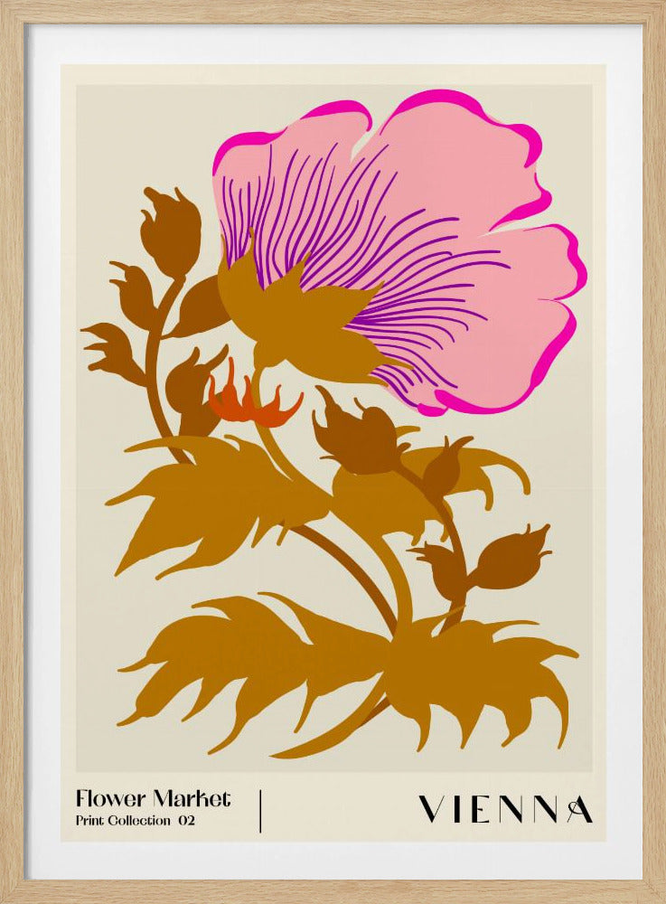 Bloemenmarkt. Wenen | Poster