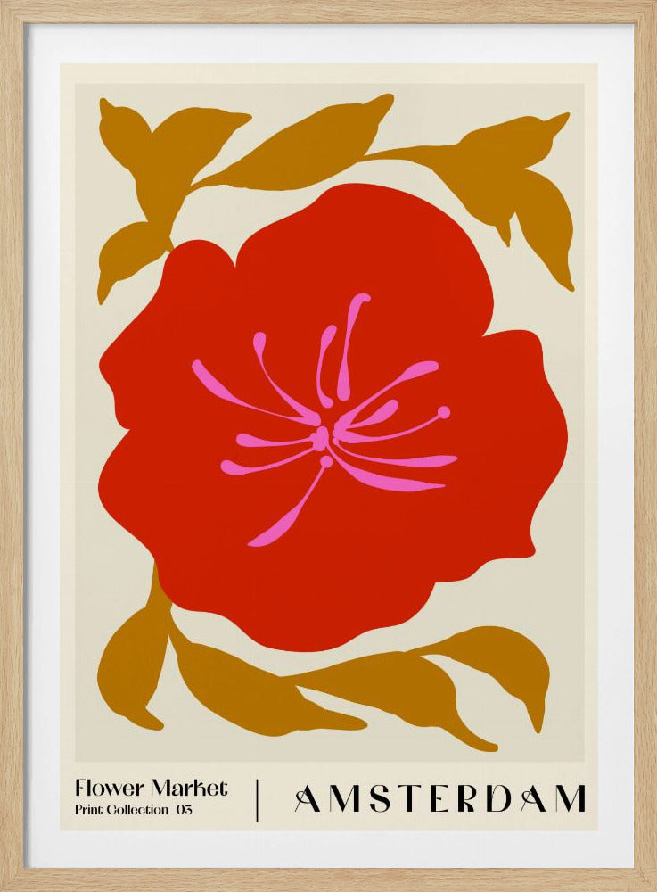 Bloemenmarkt. Amsterdam | Poster