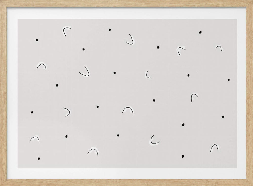 Stippen en vormen | Poster