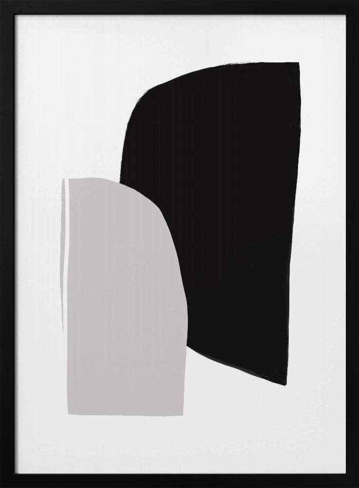 Monochrome vormen | Poster