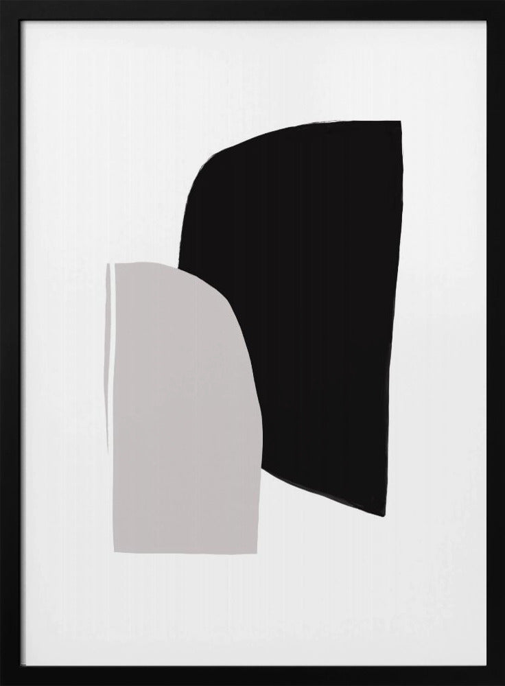 Monochrome vormen | Poster