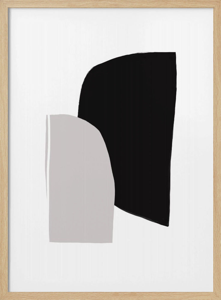 Monochrome vormen | Poster