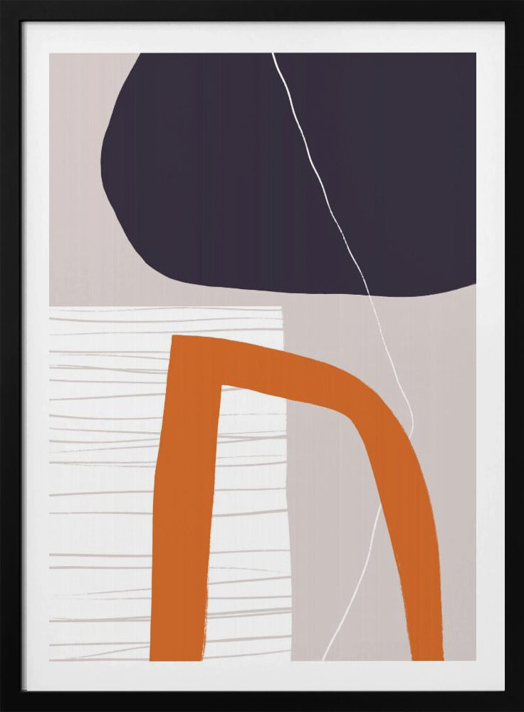 Gedurfde geometrische vormen | Poster