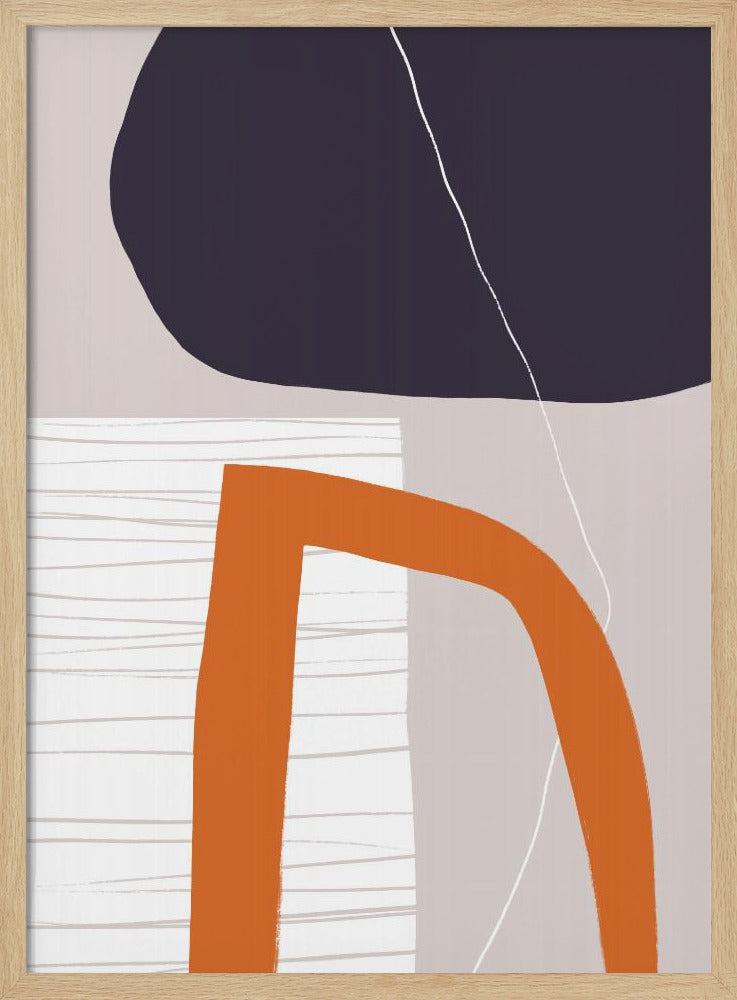 Gedurfde geometrische vormen | Poster