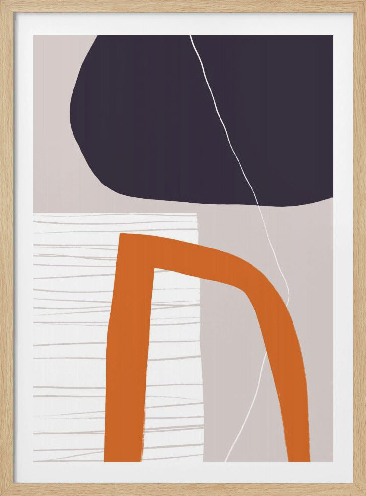 Gedurfde geometrische vormen | Poster