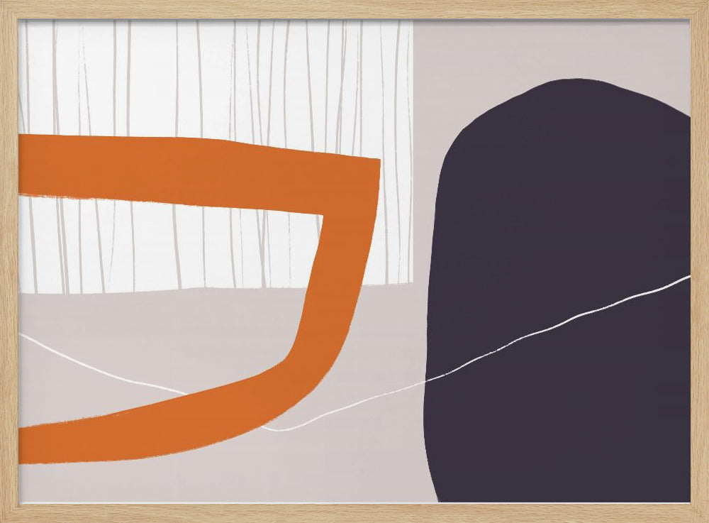 Gedurfde geometrische vormen | Poster
