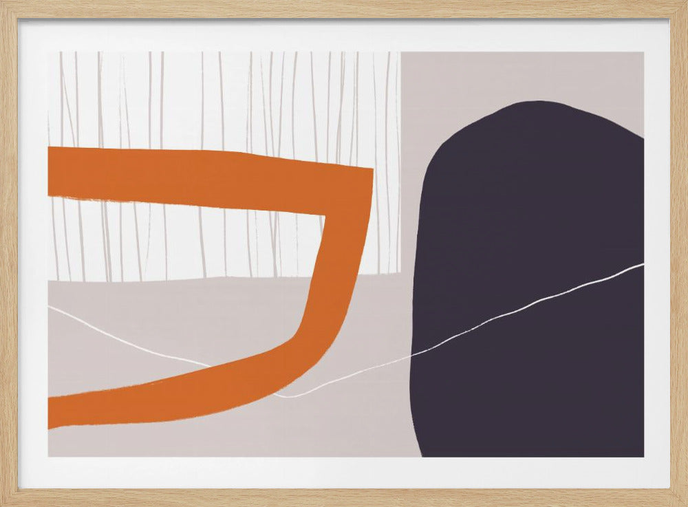Gedurfde geometrische vormen | Poster