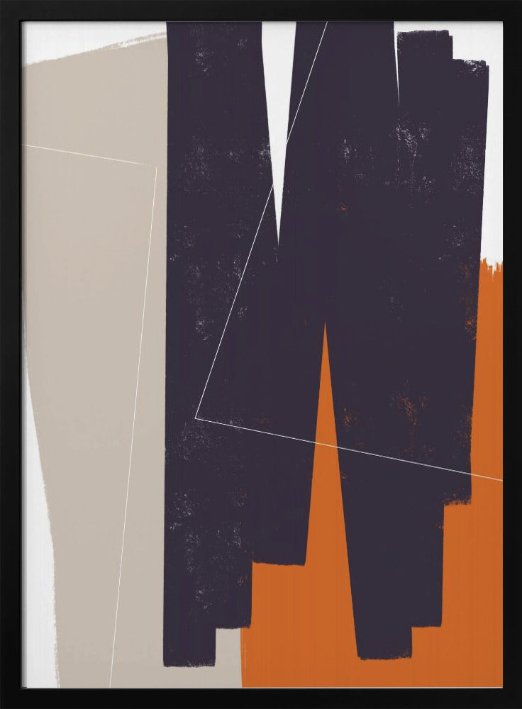 Gedempte geometrische vormen | Poster