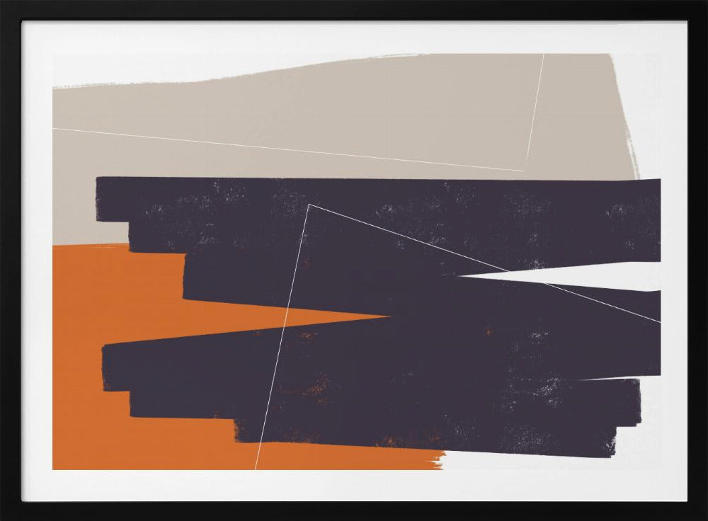 Geometrische lagen | Poster