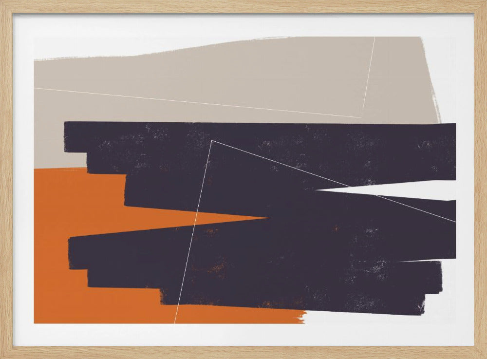 Geometrische lagen | Poster