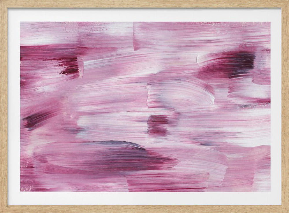 Expressieve kleurrijke penseelstreken | Poster